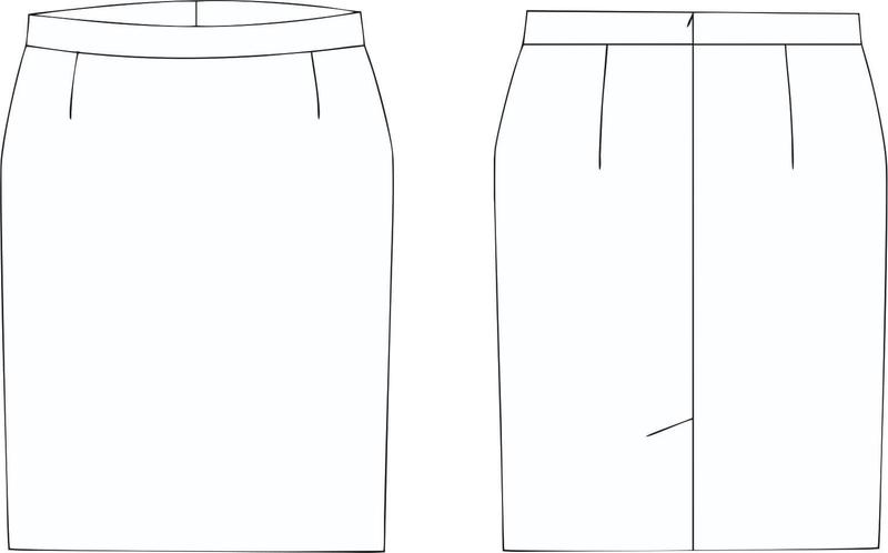 Szycie spódnicy ołówkowej