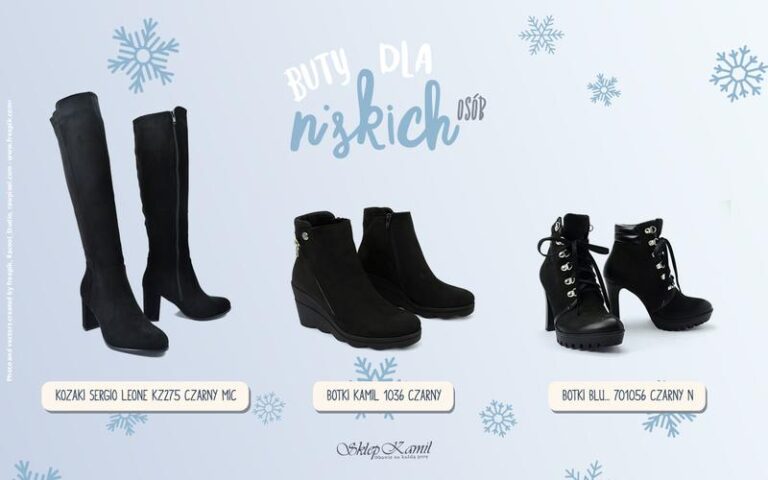 Jakie buty na zimę będą idealne dla niskiej osoby? Oto nasze propozycje!