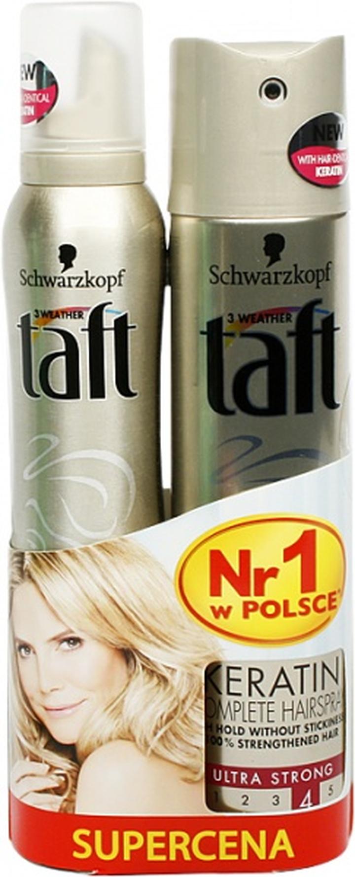 Zalety lakieru Taft Keratin