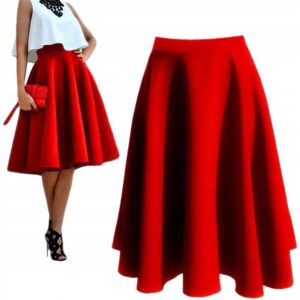 Prosta instrukcja, jak uszyć długą spódnicę z koła, krok po kroku